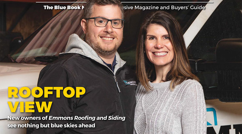 Blue Book Magazine Feature - Emmons Roofing & Siding