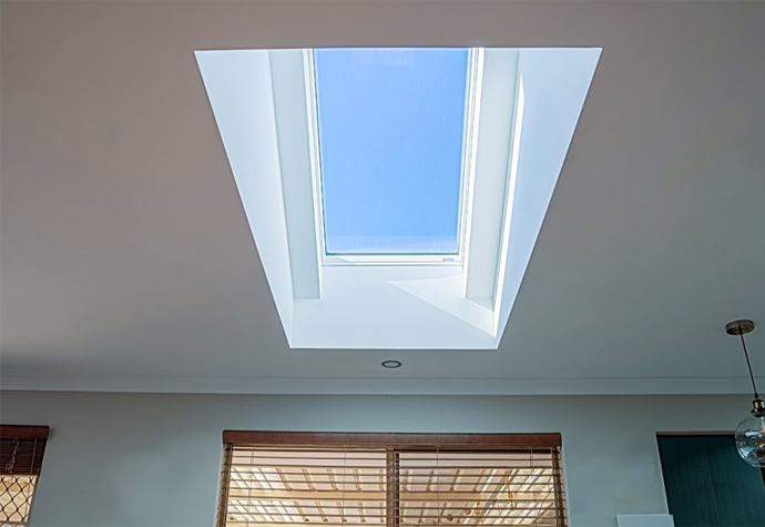 new-skylight-installation New Skylight Installation